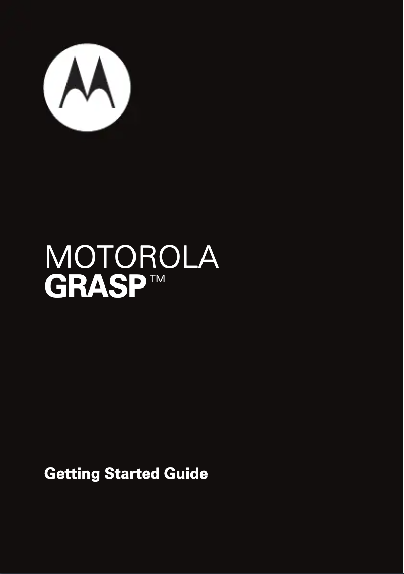 Página 1 del manual Manual de usuario Motorola Grasp WX404