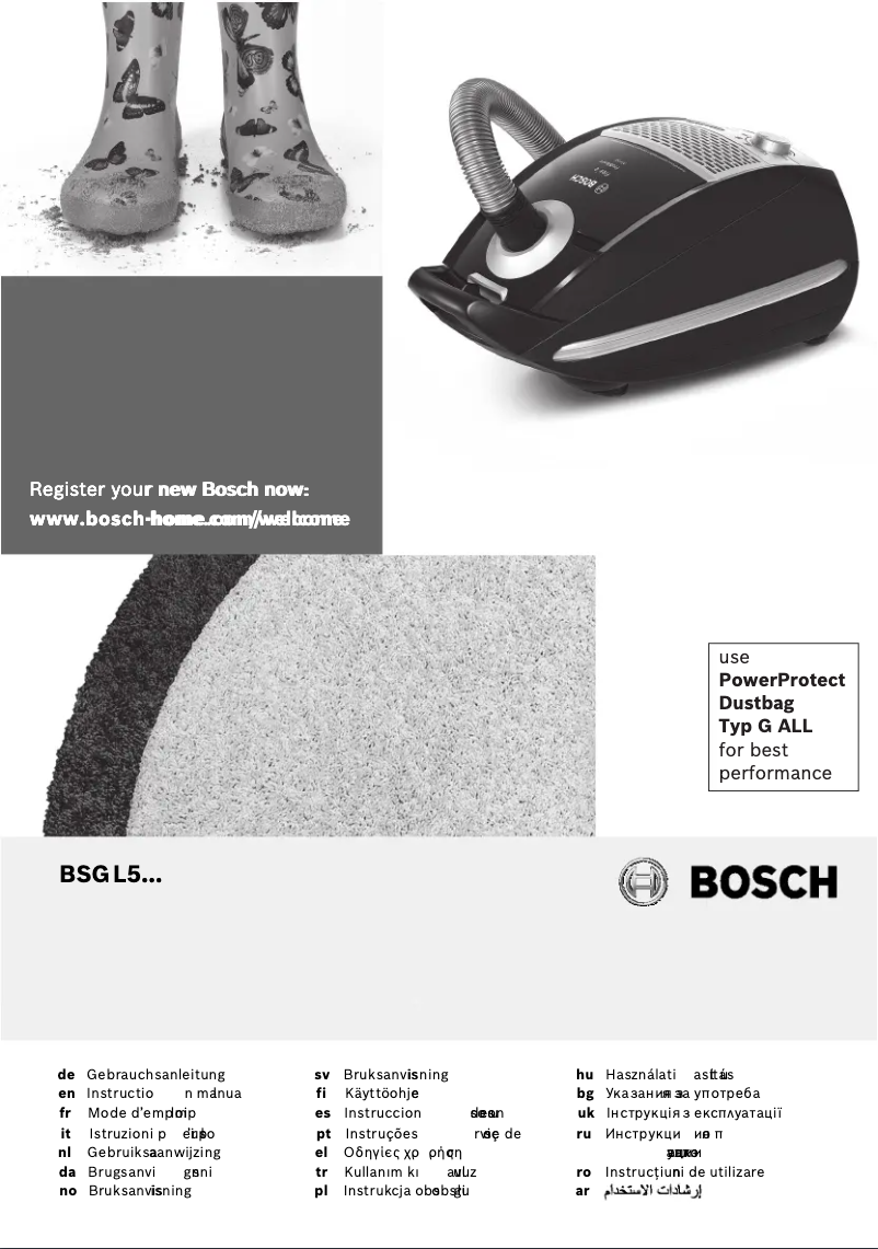 Página 1 del manual Manual de usuario Bosch BSGL5332