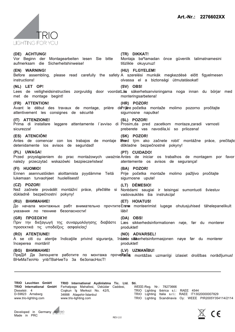 Imagen de la primera página del manual del dispositivo Thames II 227660231