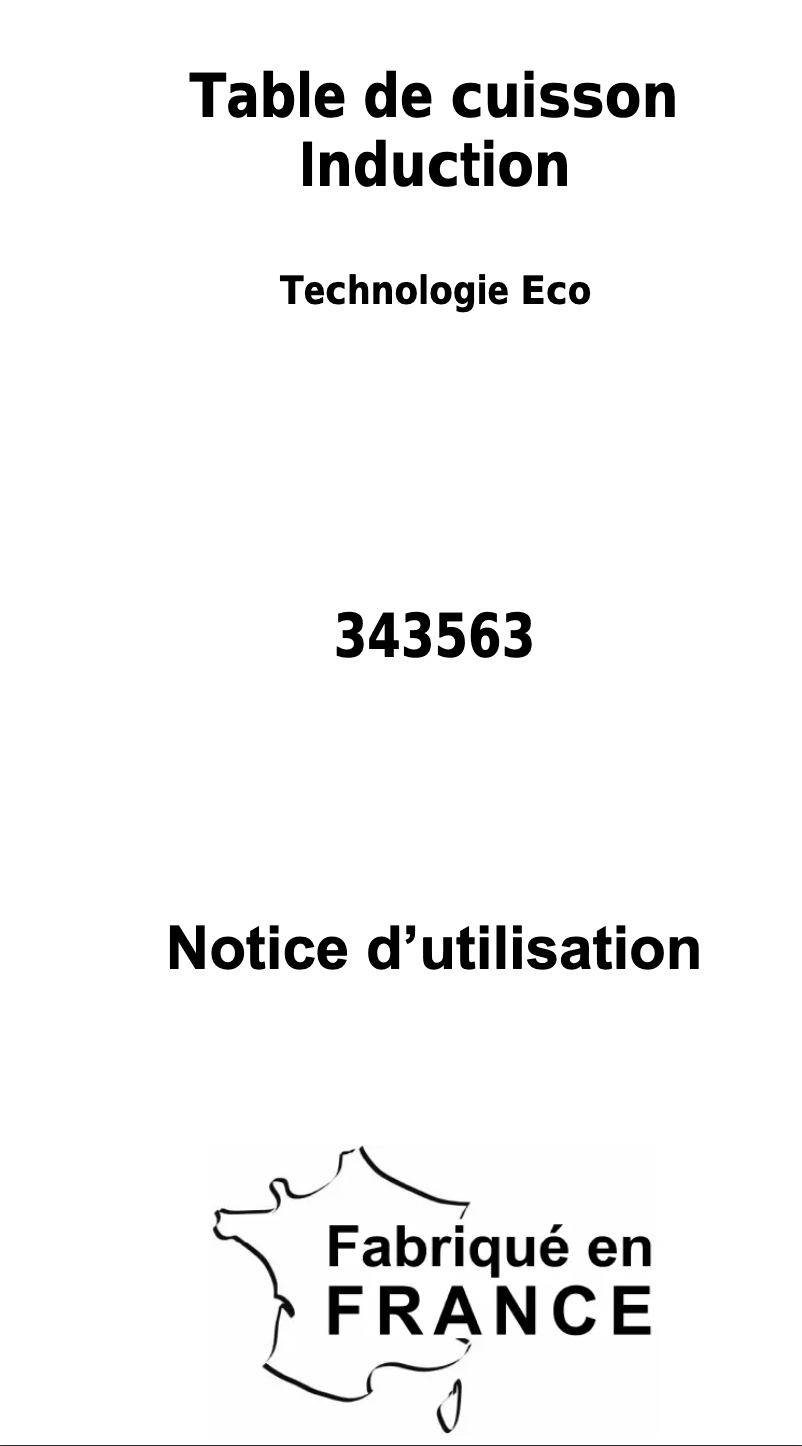 Página 1 del manual Manual de usuario Brico Dépôt 343563