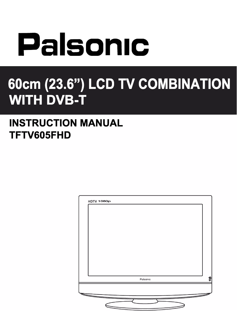 Imagen de la primera página del manual del dispositivo TFTV605FHD