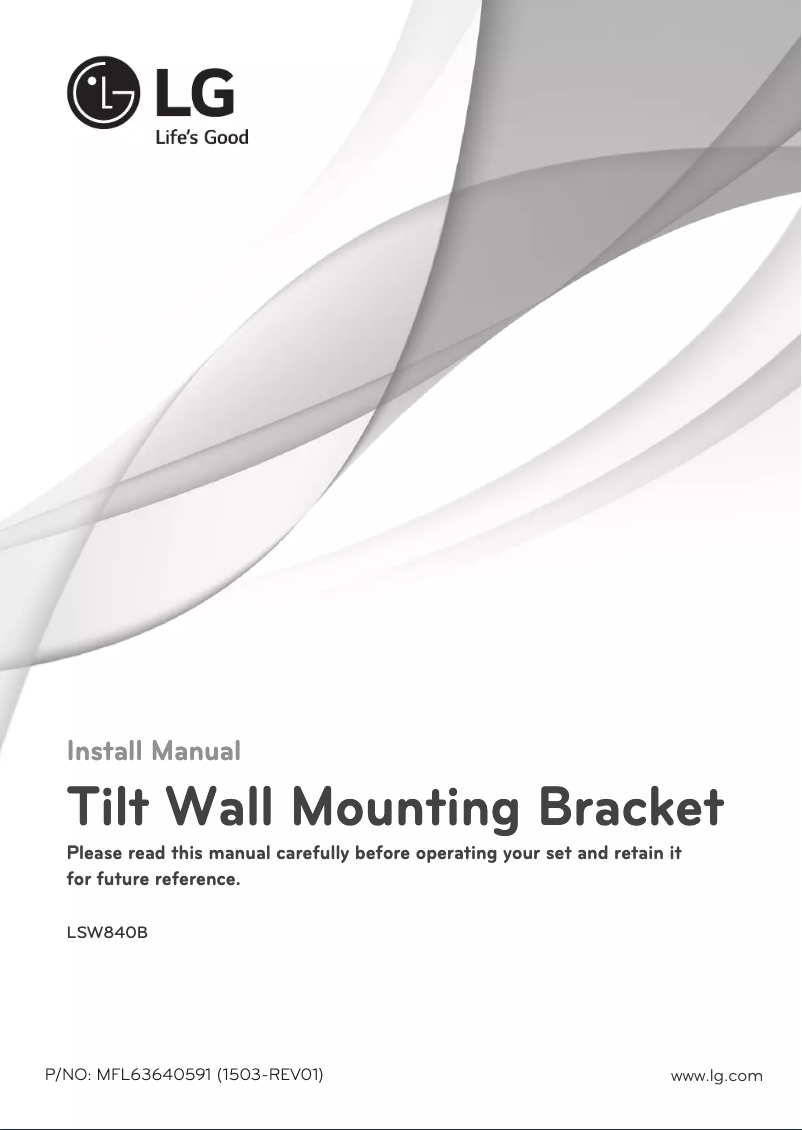 Página nº 1 - Manual de usuario LG LSW840B