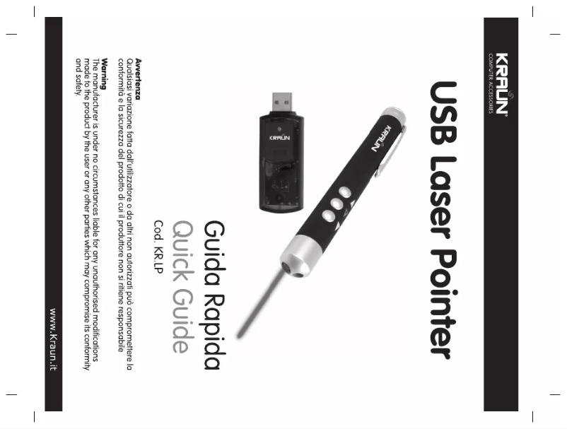 Página nº 1 - Manual de usuario Kraun KR.LP