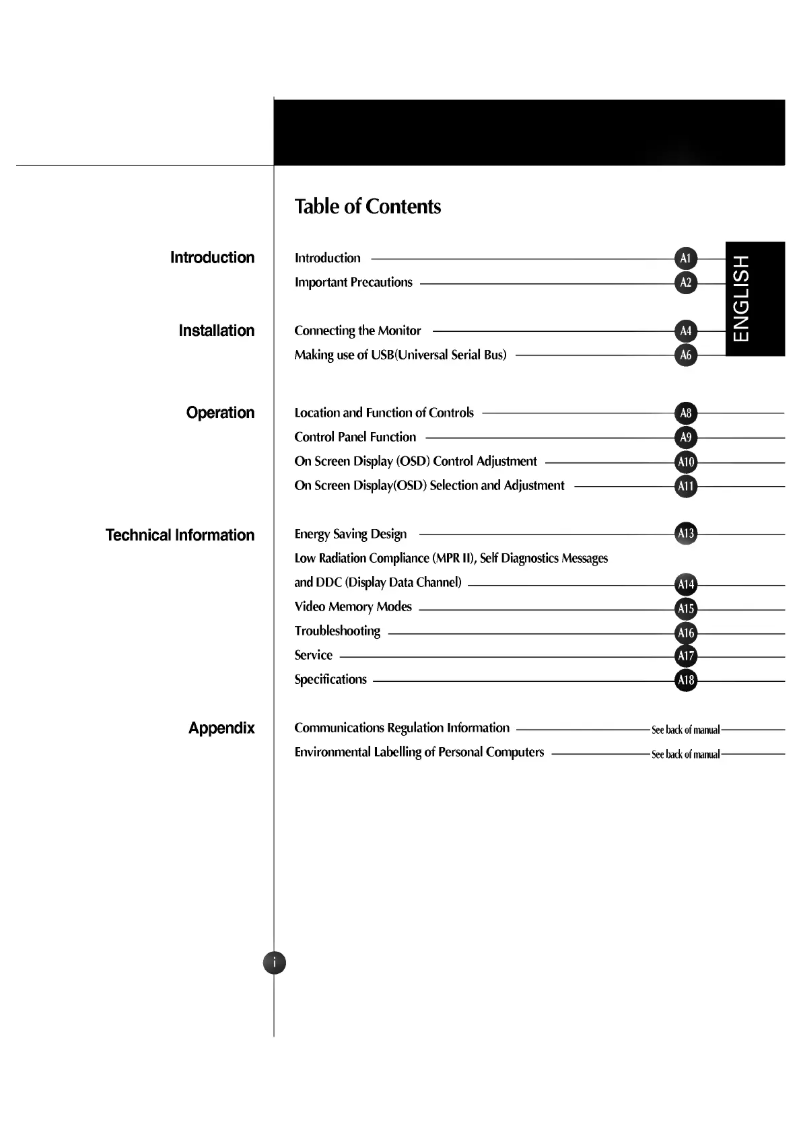 Imagen de la primera página del manual del dispositivo LM577BA
