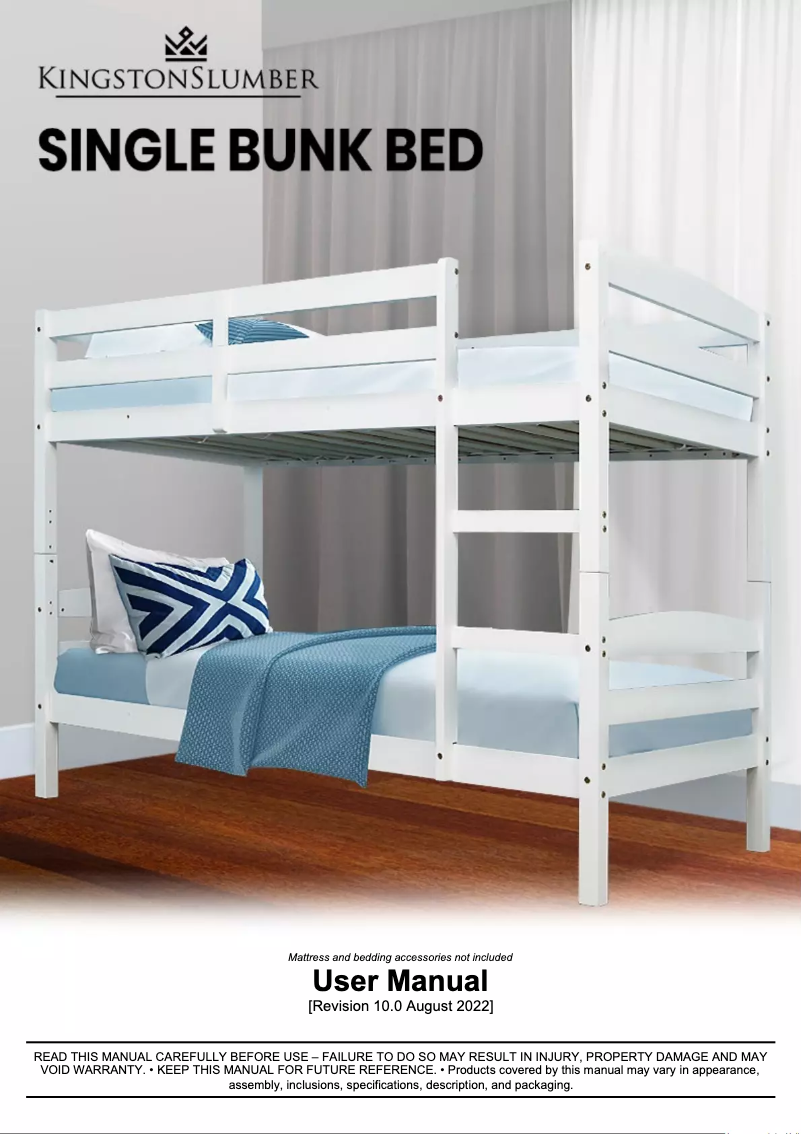 Página nº 1 - Manual de usuario Kingston Slumber FURBBDKNGA11W