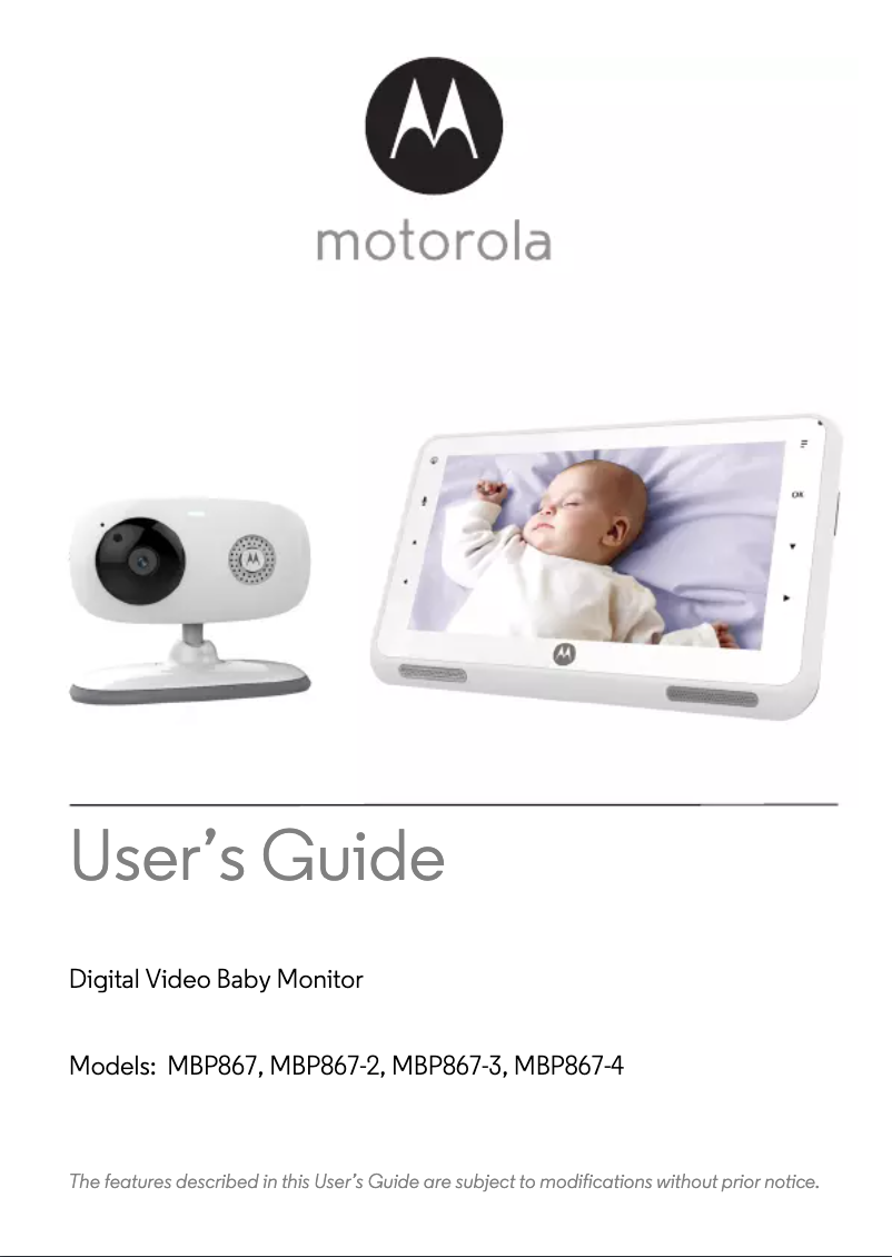 Imagen de la primera página del manual del dispositivo MBP867