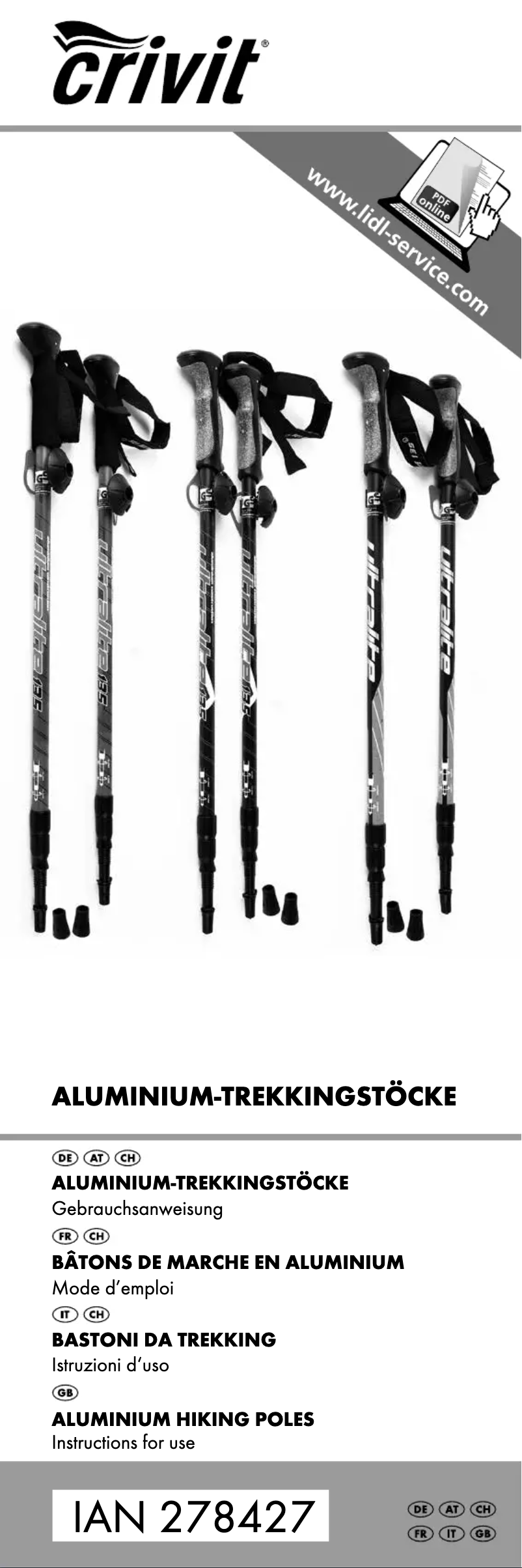 Página 1 del manual Manual de usuario Crivit IAN 278427
