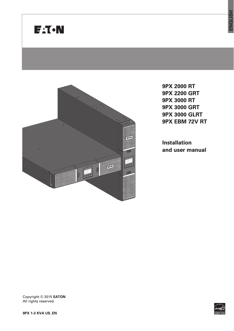 Imagen de la primera página del manual del dispositivo 9PX 3000 RT