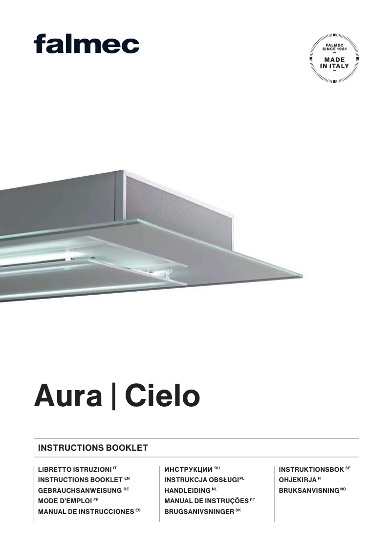 Imagen de la primera página del manual del dispositivo Aura