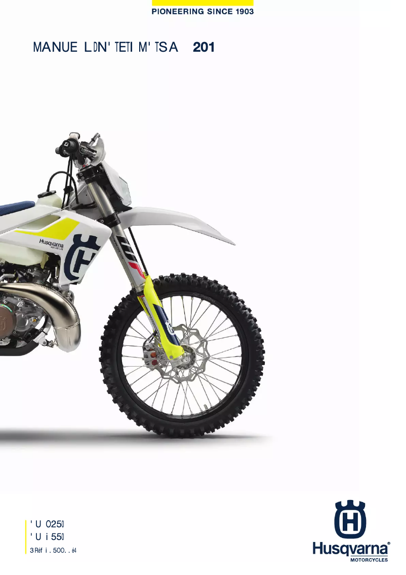 Página nº 1 - Manual de usuario Husqvarna TE 300i (2019)