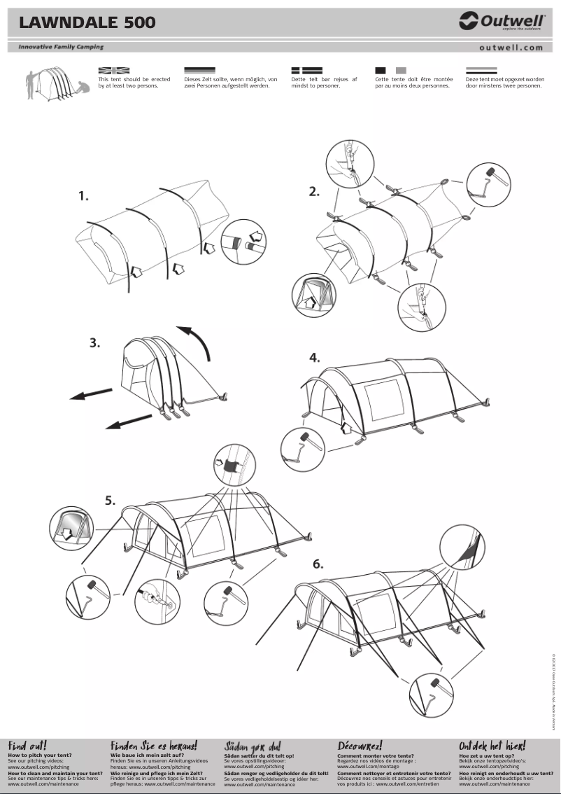 Imagen de la primera página del manual del dispositivo Lawndale 500