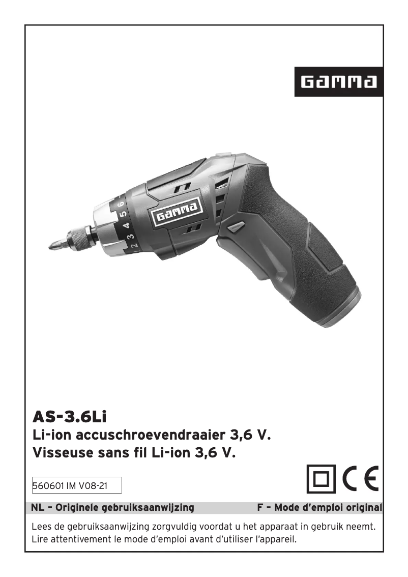 Imagen de la primera página del manual del dispositivo AS-3.6Li