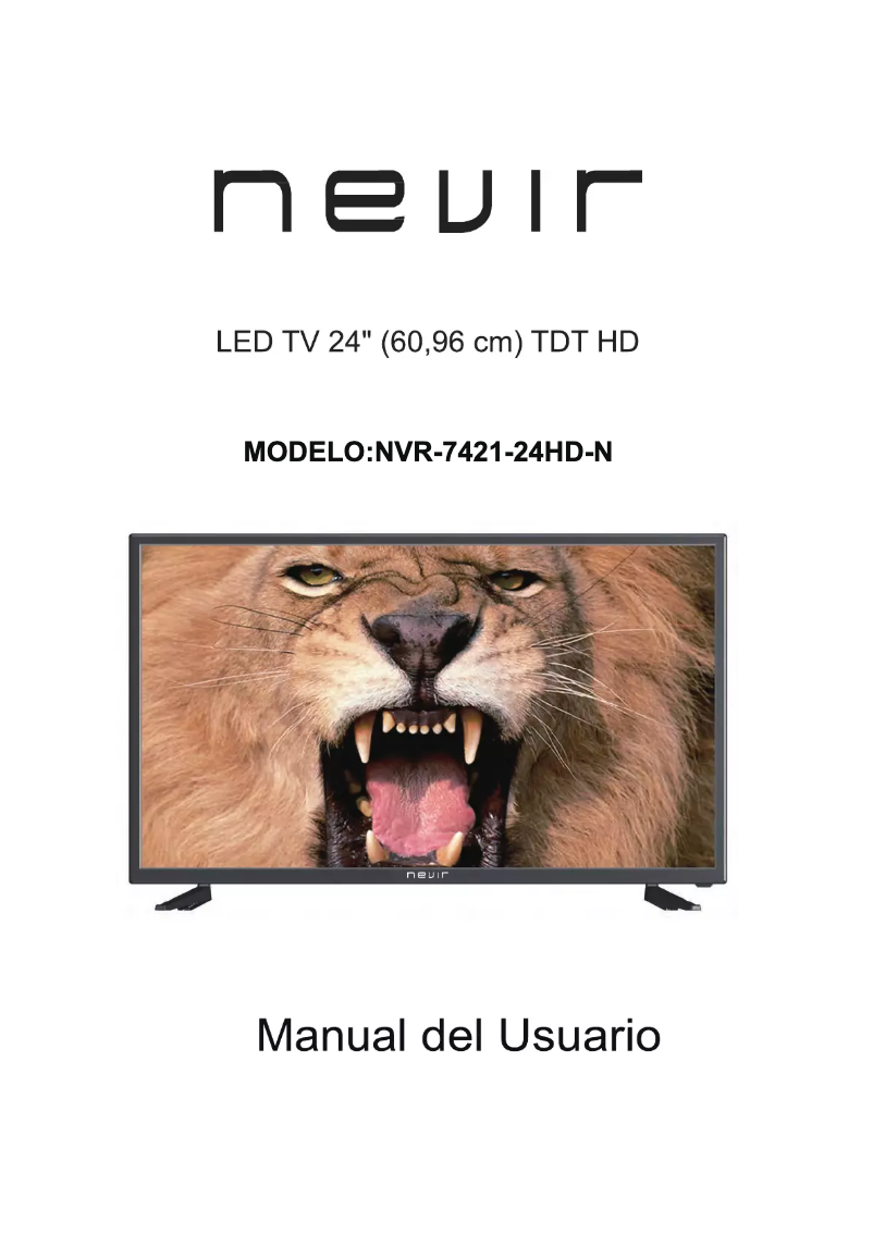 Página 1 del manual Manual de usuario Nevir NVR-7421-24HD-N
