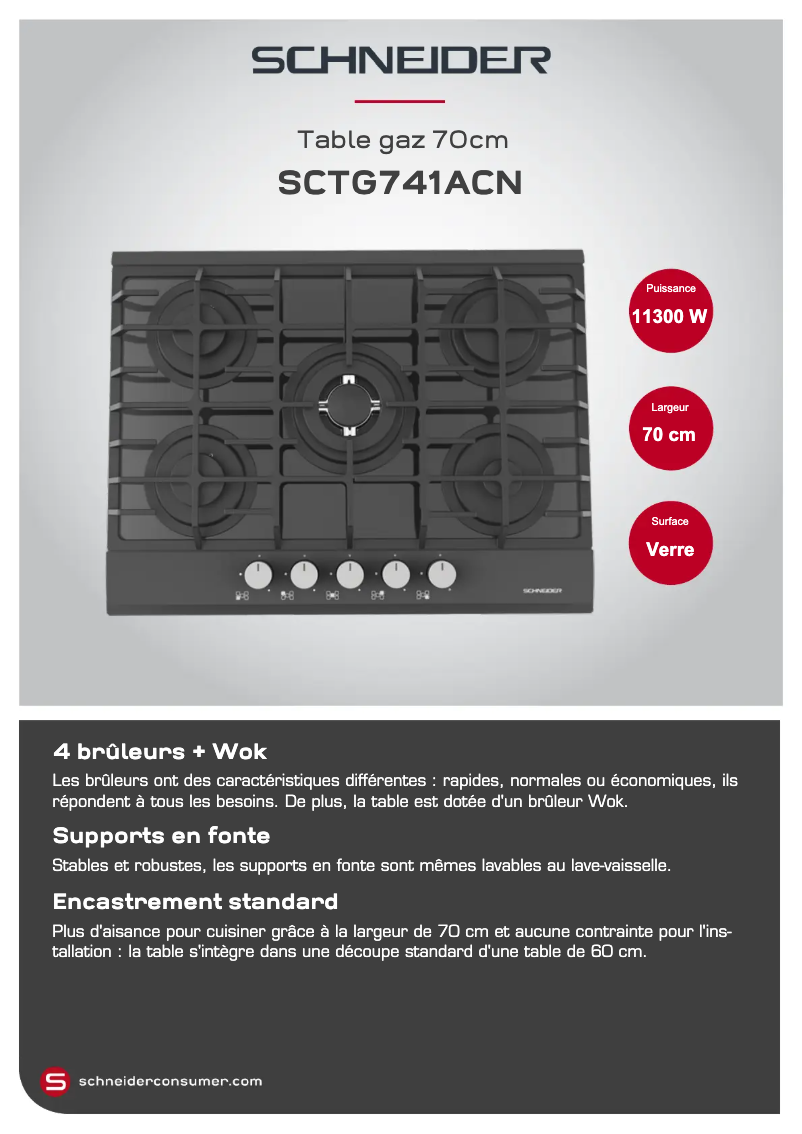 Imagen de la primera página del manual del dispositivo SCTG741ACN