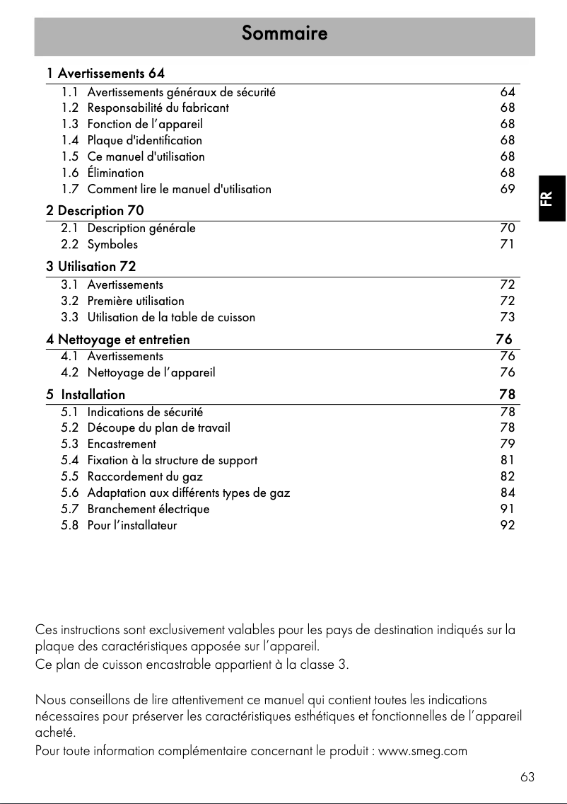 Imagen de la primera página del manual del dispositivo SR764AS