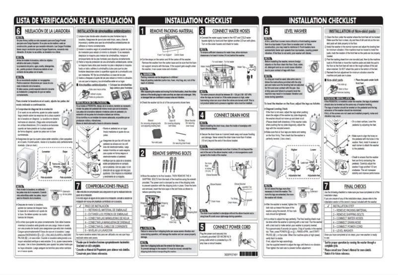 Imagen de la primera página del manual del dispositivo WM6500HWA