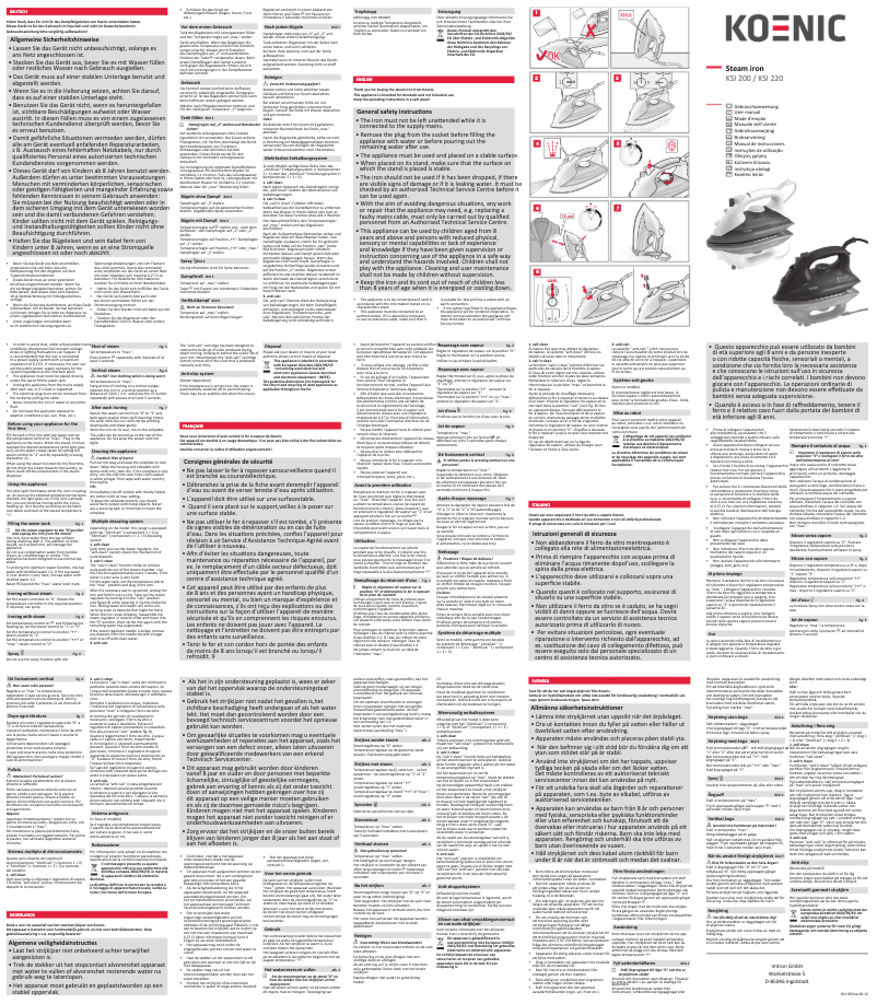 Página 1 del manual Manual de usuario Koenic KSI 200