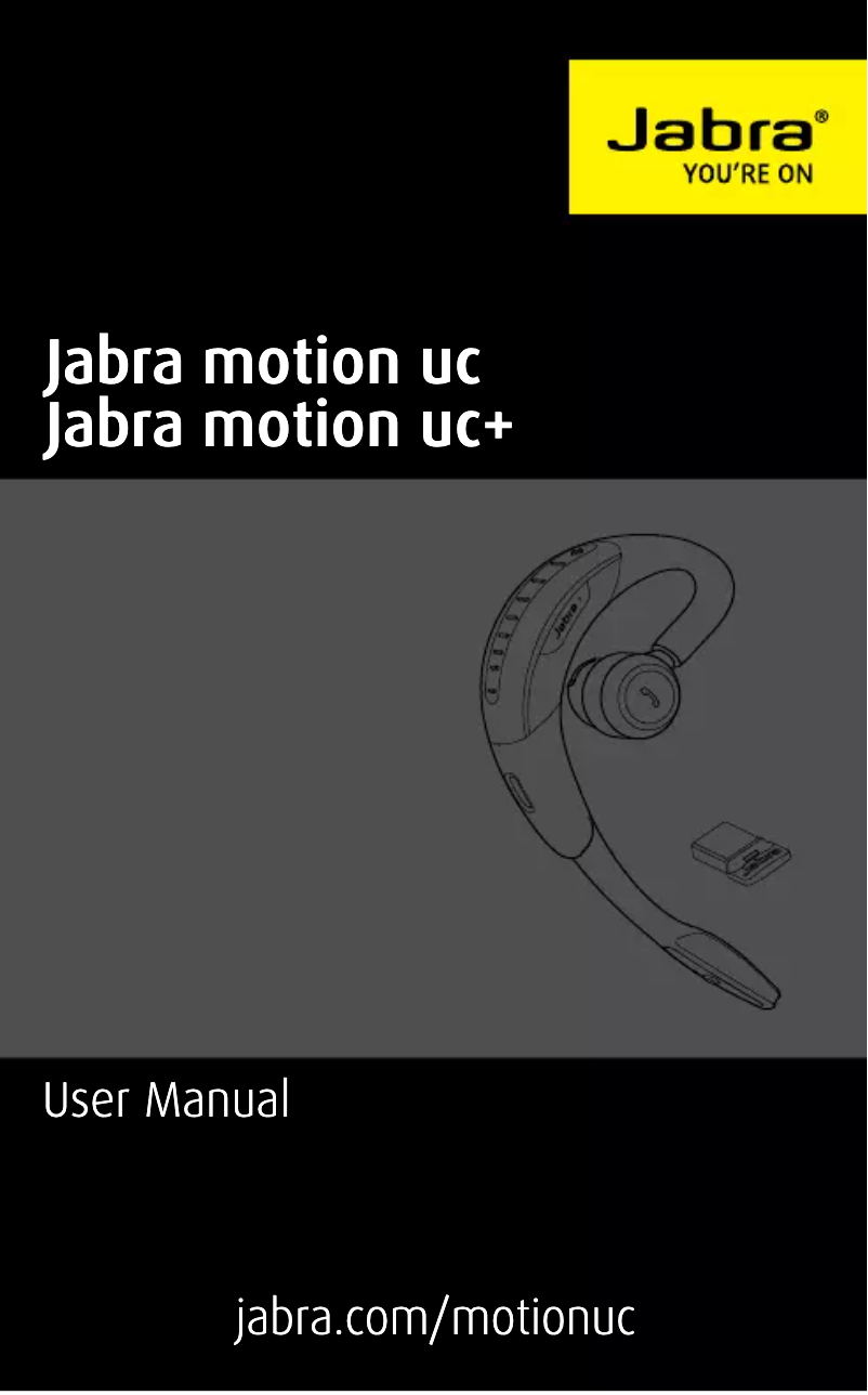 Página 1 del manual Manual de usuario Jabra Motion UC+