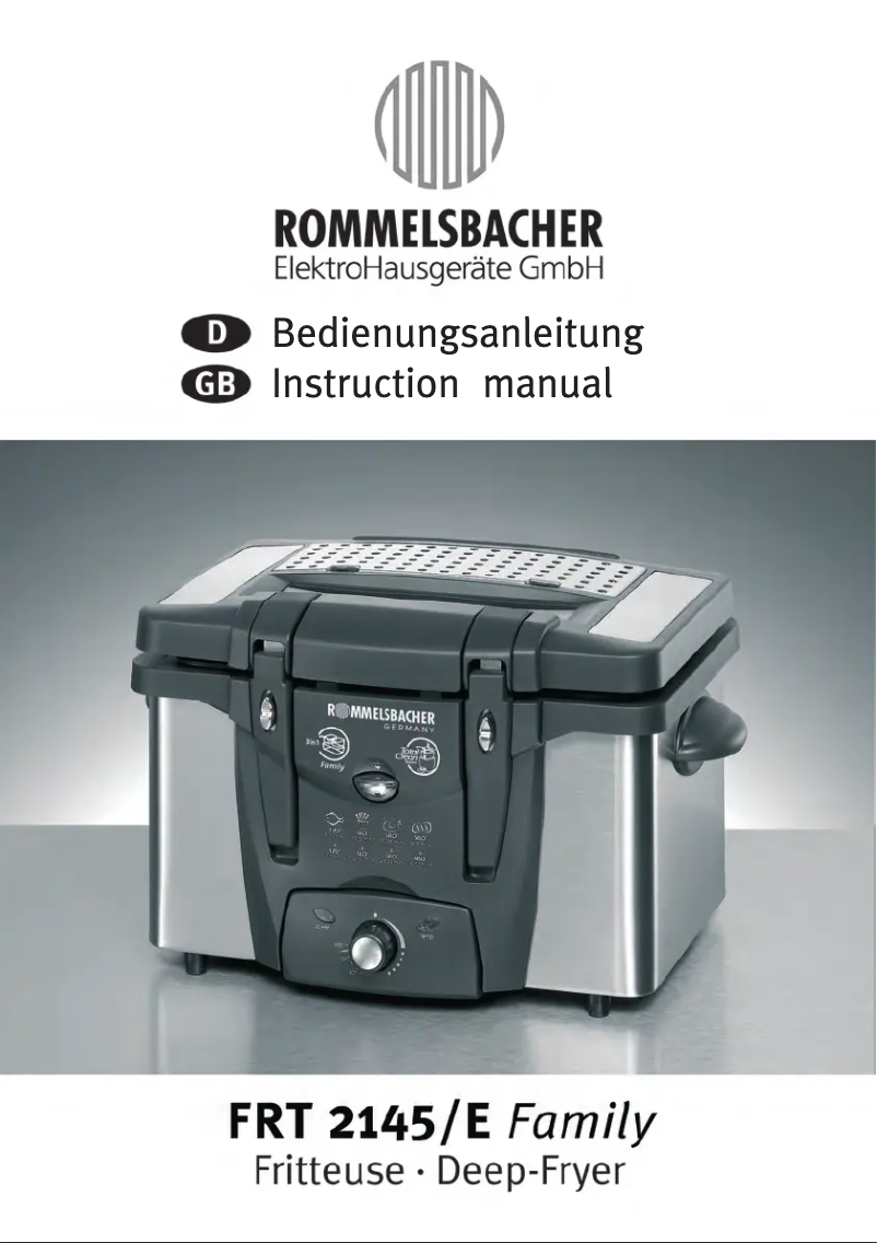 Página nº 1 - Manual de usuario Rommelsbacher FRT 2145-E