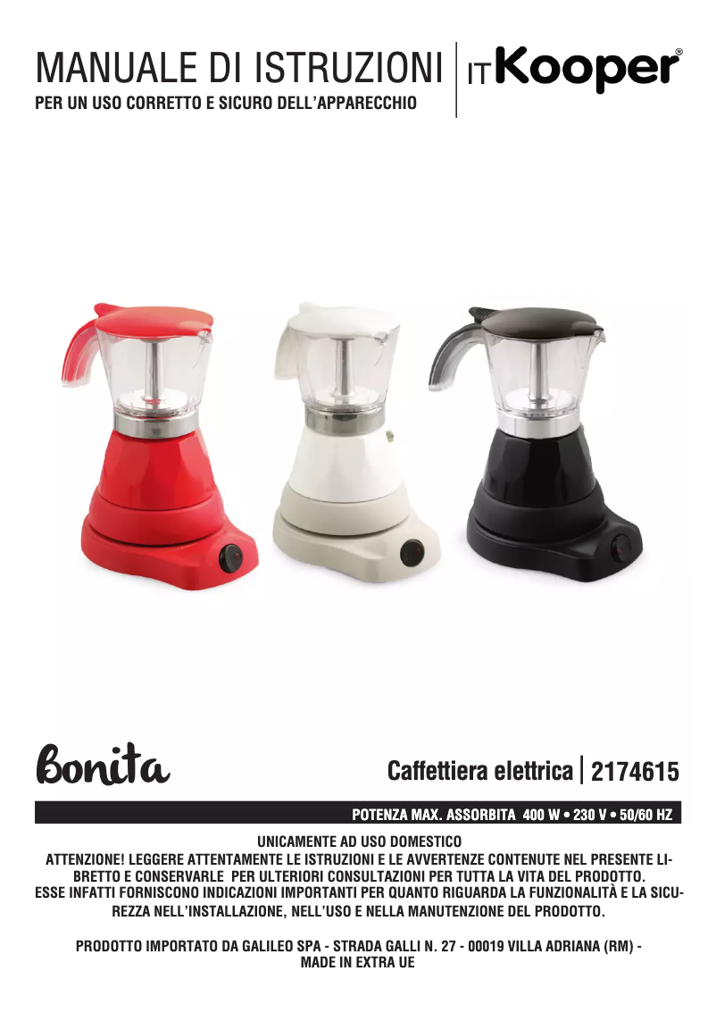 Imagen de la primera página del manual del dispositivo 2174615