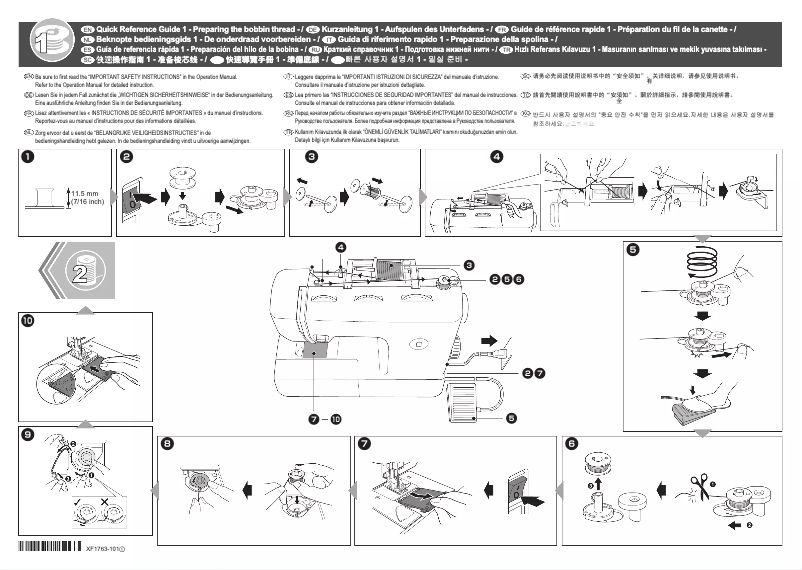 Imagen de la primera página del manual del dispositivo XR37T
