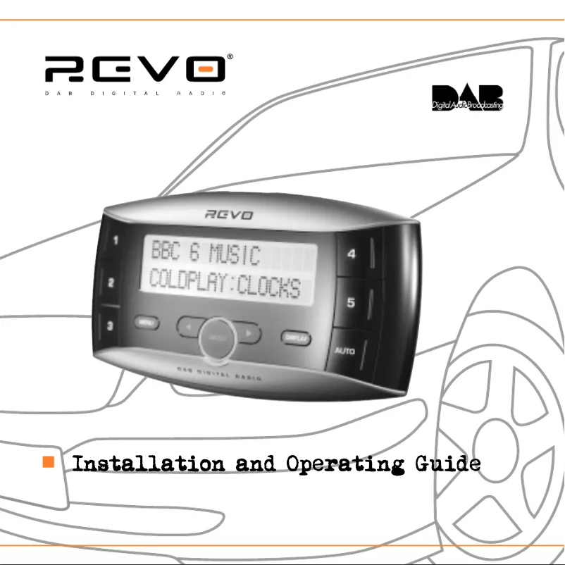 Imagen de la primera página del manual del dispositivo DAB Digital Radio