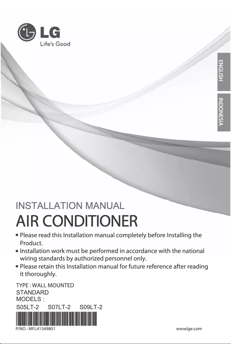 Imagen de la primera página del manual del dispositivo SN07LT-2