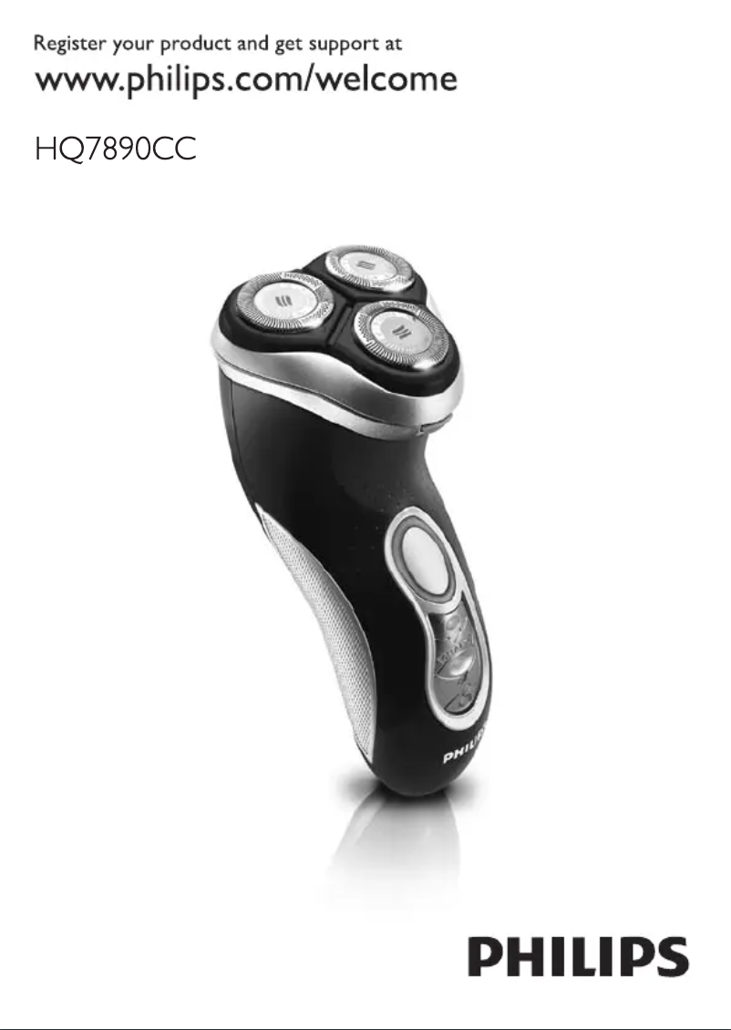 Imagen de la primera página del manual del dispositivo HQ7890