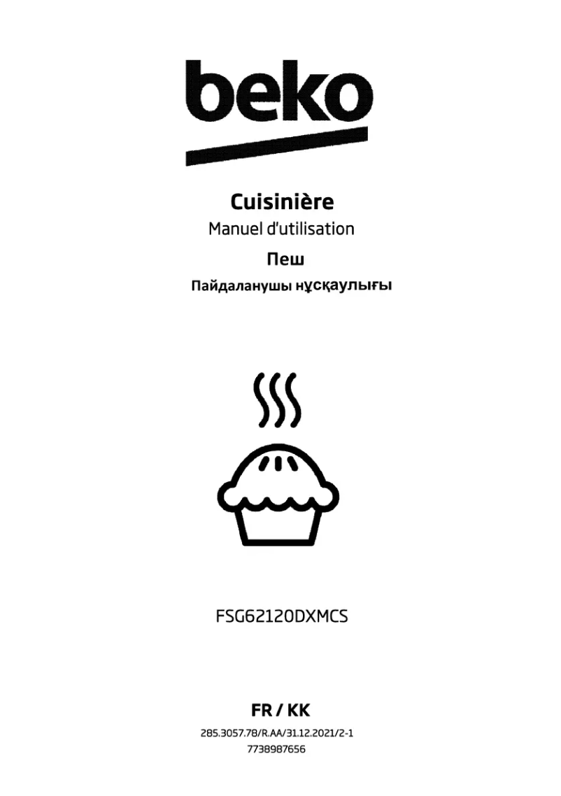 Imagen de la primera página del manual del dispositivo FSG62120DXMCS