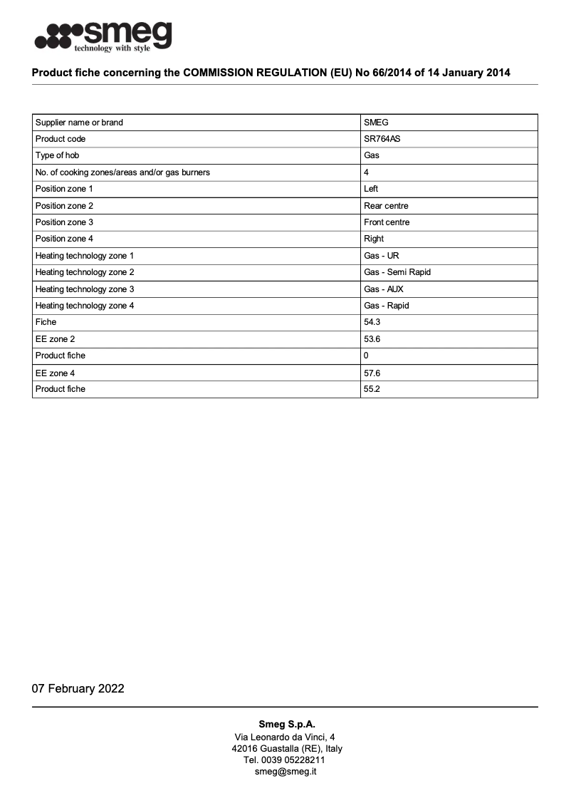 Imagen de la primera página del manual del dispositivo SR764AS