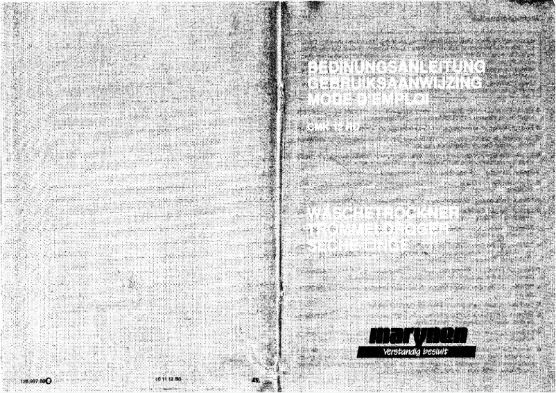 Imagen de la primera página del manual del dispositivo CMK 12 RD