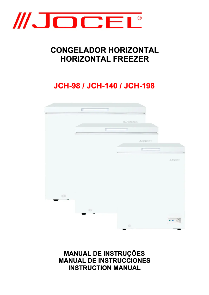 Imagen de la primera página del manual del dispositivo JCH-198