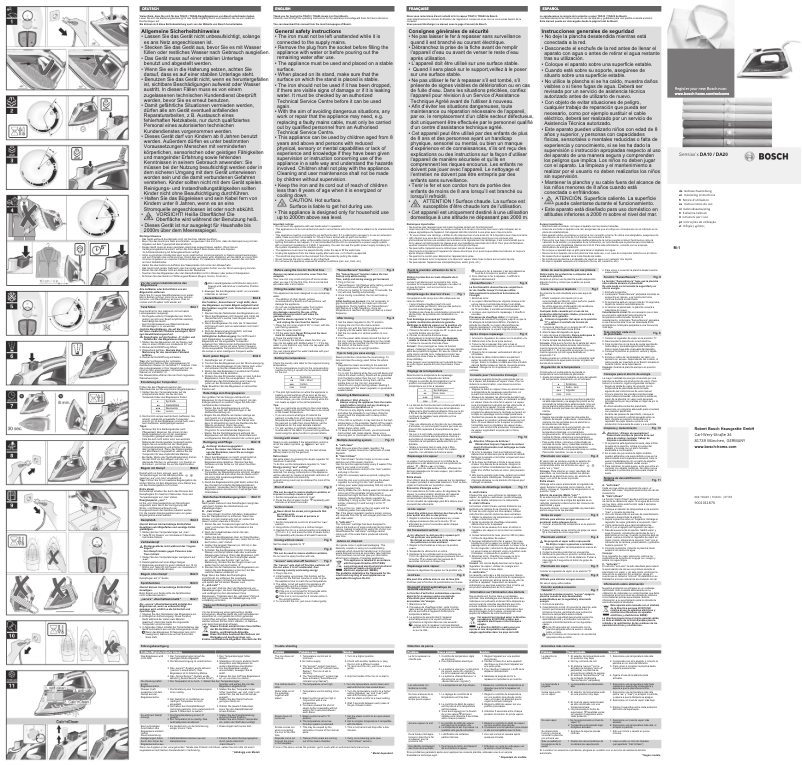 Imagen de la primera página del manual del dispositivo Sensixx x DA10 TDA1024210
