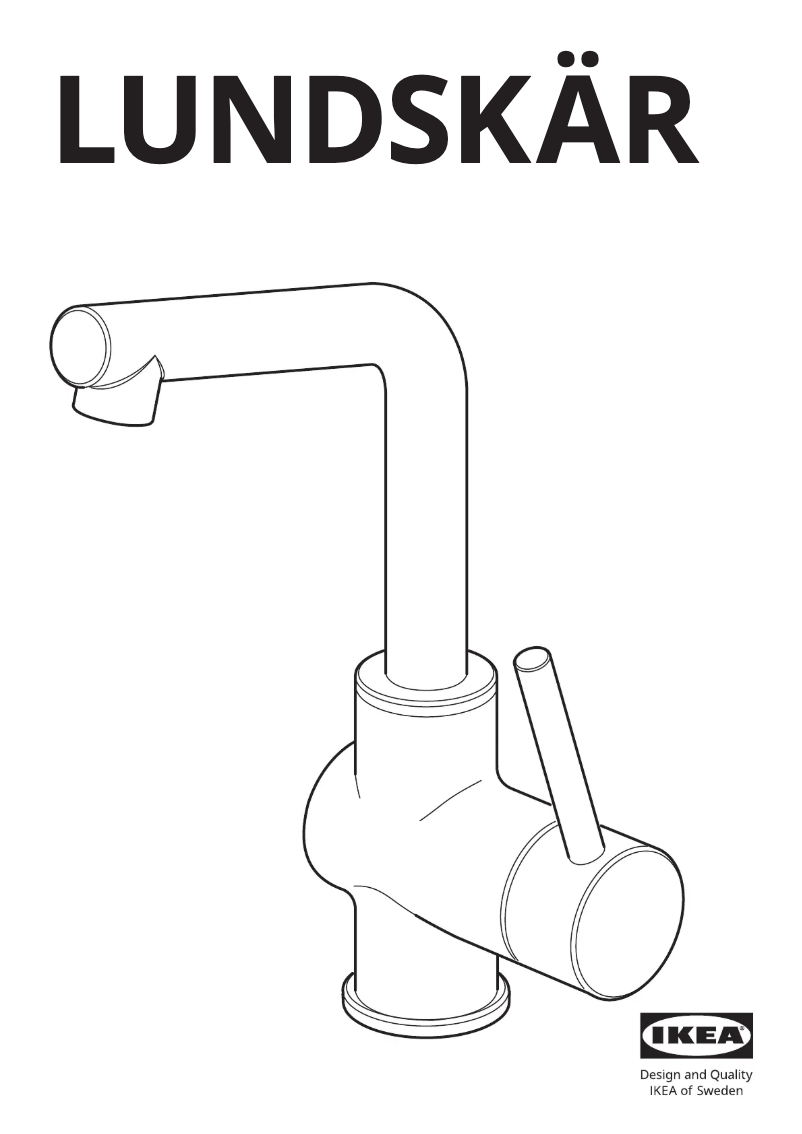 Imagen de la primera página del manual del dispositivo LUNDSKÄR 605.328.02