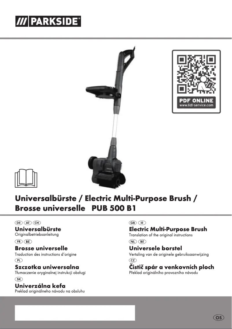 Página 1 del manual Manual de usuario Parkside PUB 500 B1