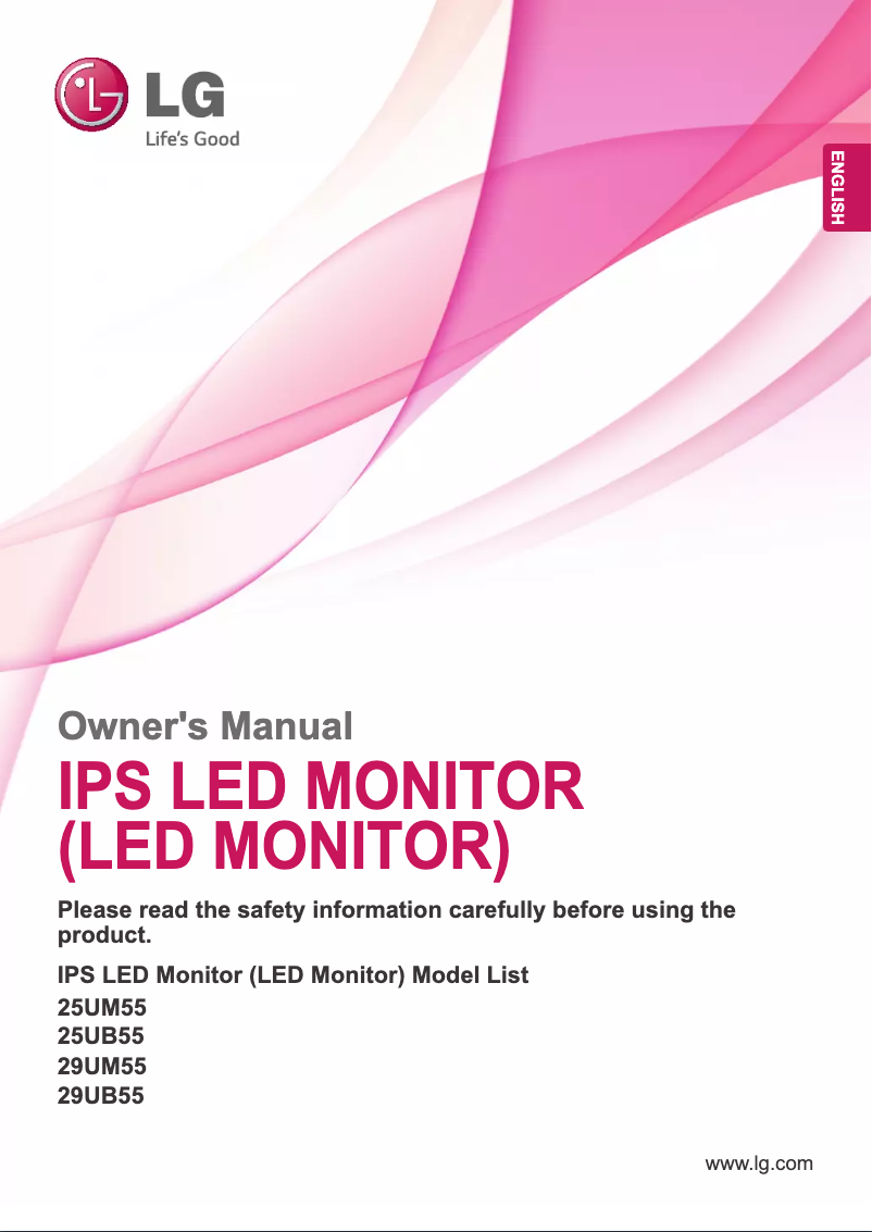 Imagen de la primera página del manual del dispositivo 25UM55