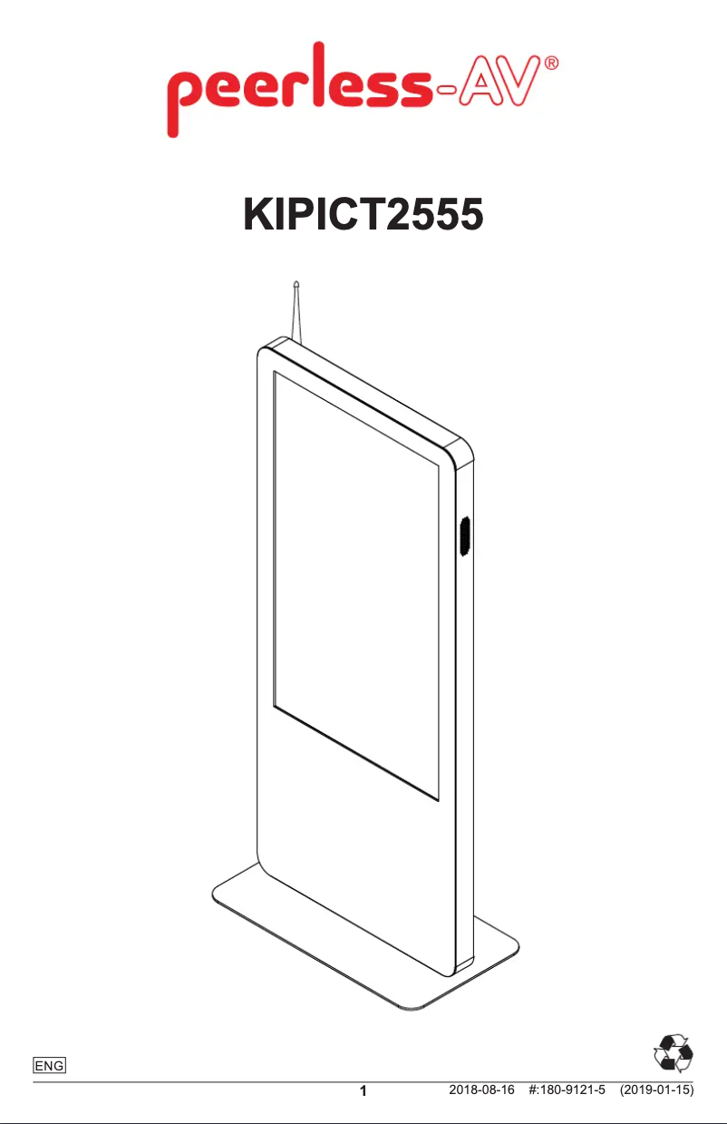 Imagen de la primera página del manual del dispositivo KIPICT2555