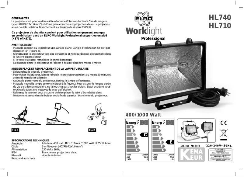 Página nº 1 - Manual de usuario Smartwares HL740