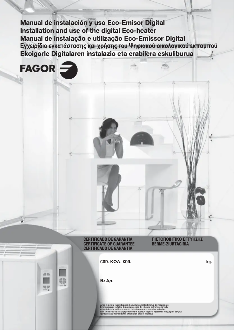 Página nº 1 - Manual de usuario Fagor REIN-1503IP