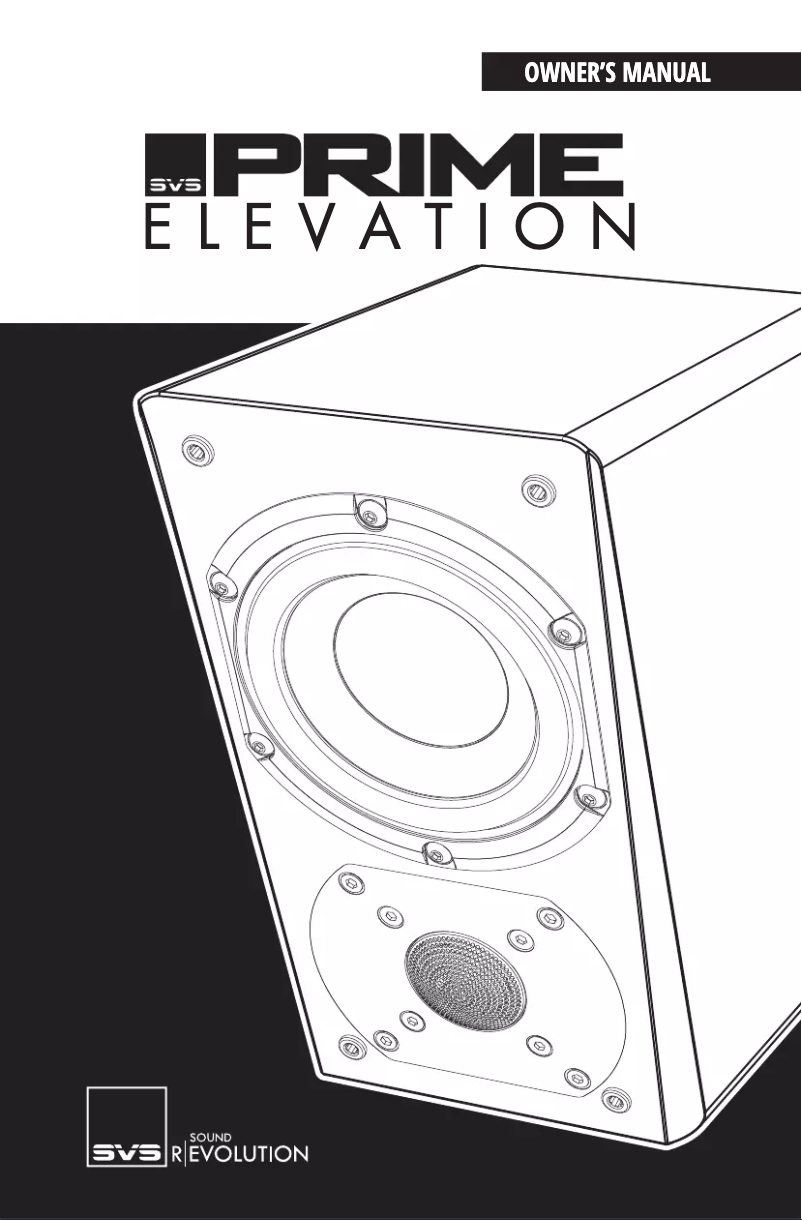 Página nº 1 - Manual de usuario SVS Prime Elevation
