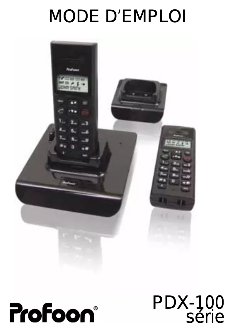 Imagen de la primera página del manual del dispositivo PDX-120