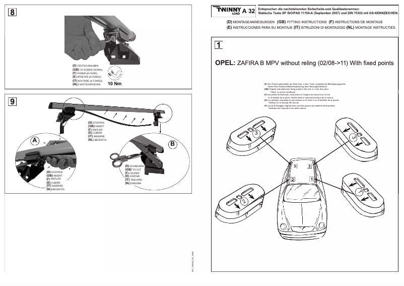 Imagen de la primera página del manual del dispositivo A 32