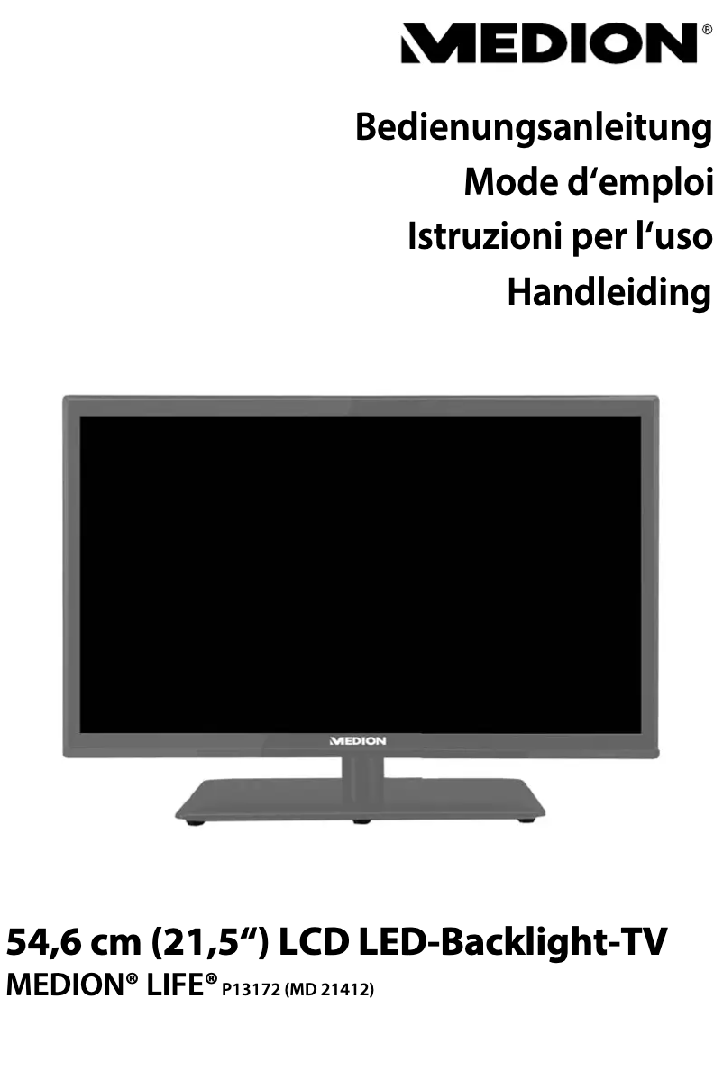 Página nº 1 - Manual de usuario Medion LIFE P13172 (MD 21412)