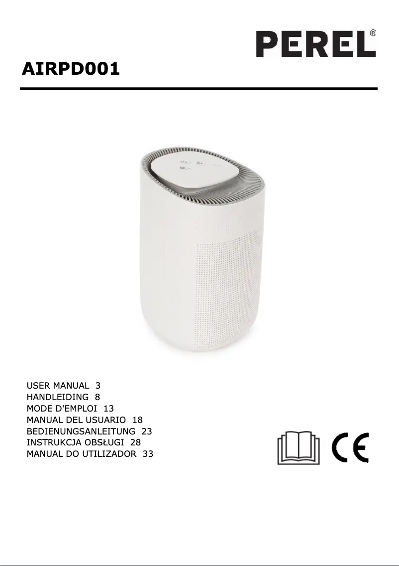 Página 1 del manual Manual de usuario Perel AIRPD001