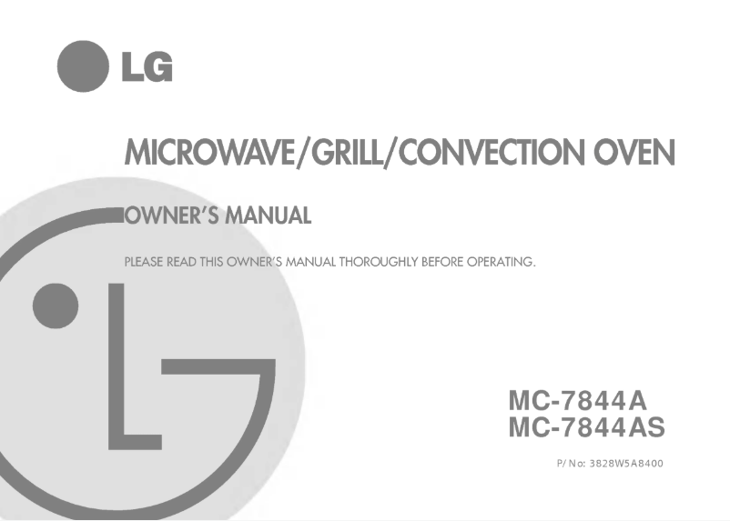Página 1 del manual Manual de usuario LG MC-7844A