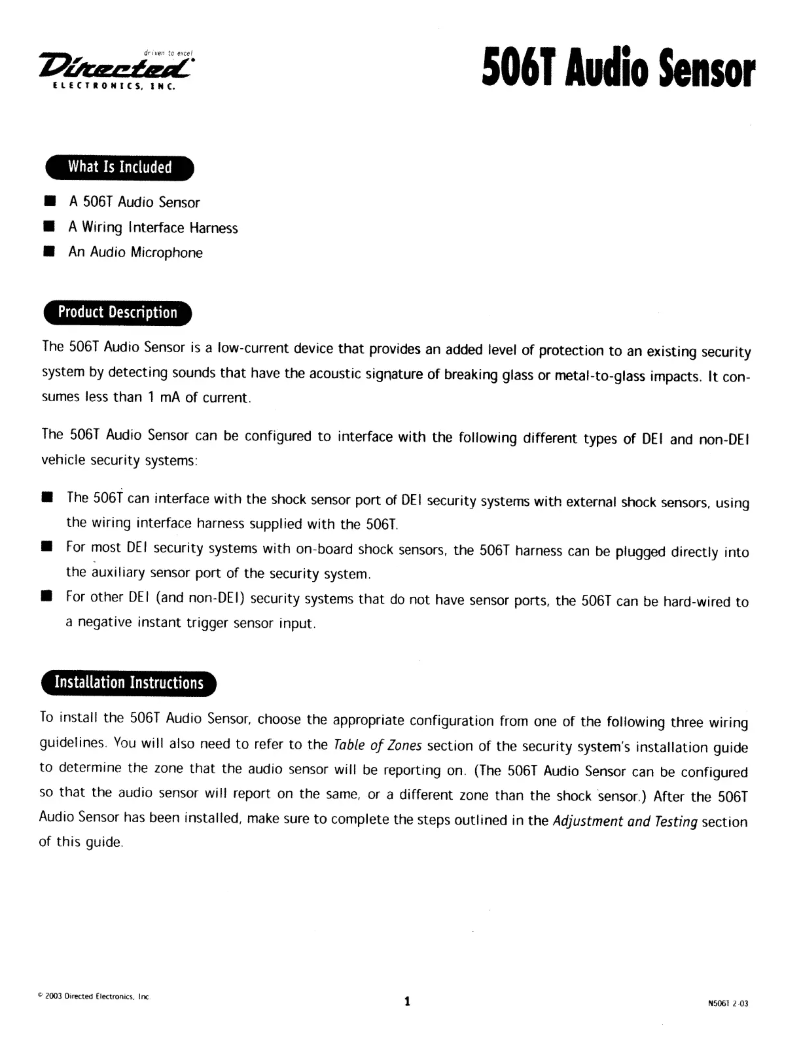 Imagen de la primera página del manual del dispositivo XpressKit 506T