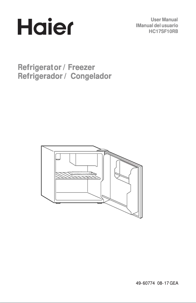 Imagen de la primera página del manual del dispositivo HC17SF10RB