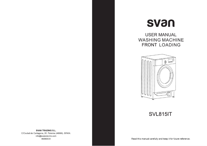 Página 1 del manual Manual de usuario SVAN SVL815IT