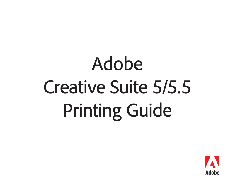Página 1 del manual Manual de usuario Adobe Creative Suite 5.5 Design Standard