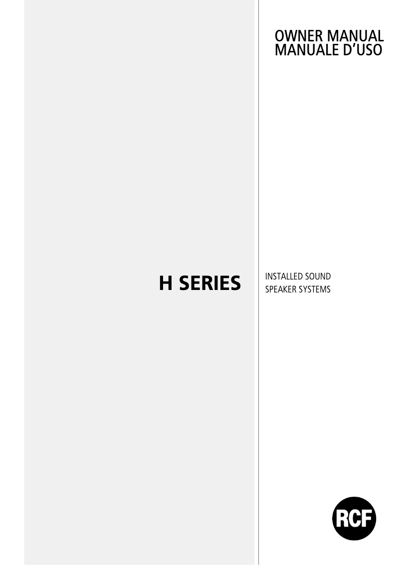 Imagen de la primera página del manual del dispositivo H 1315